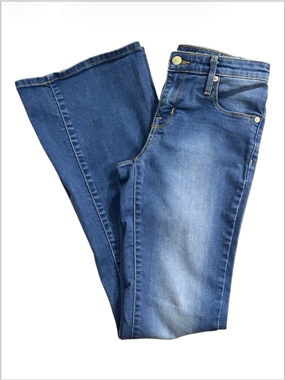 Mossimo Denim Flare Jeans - Medium Blue Wash size 24